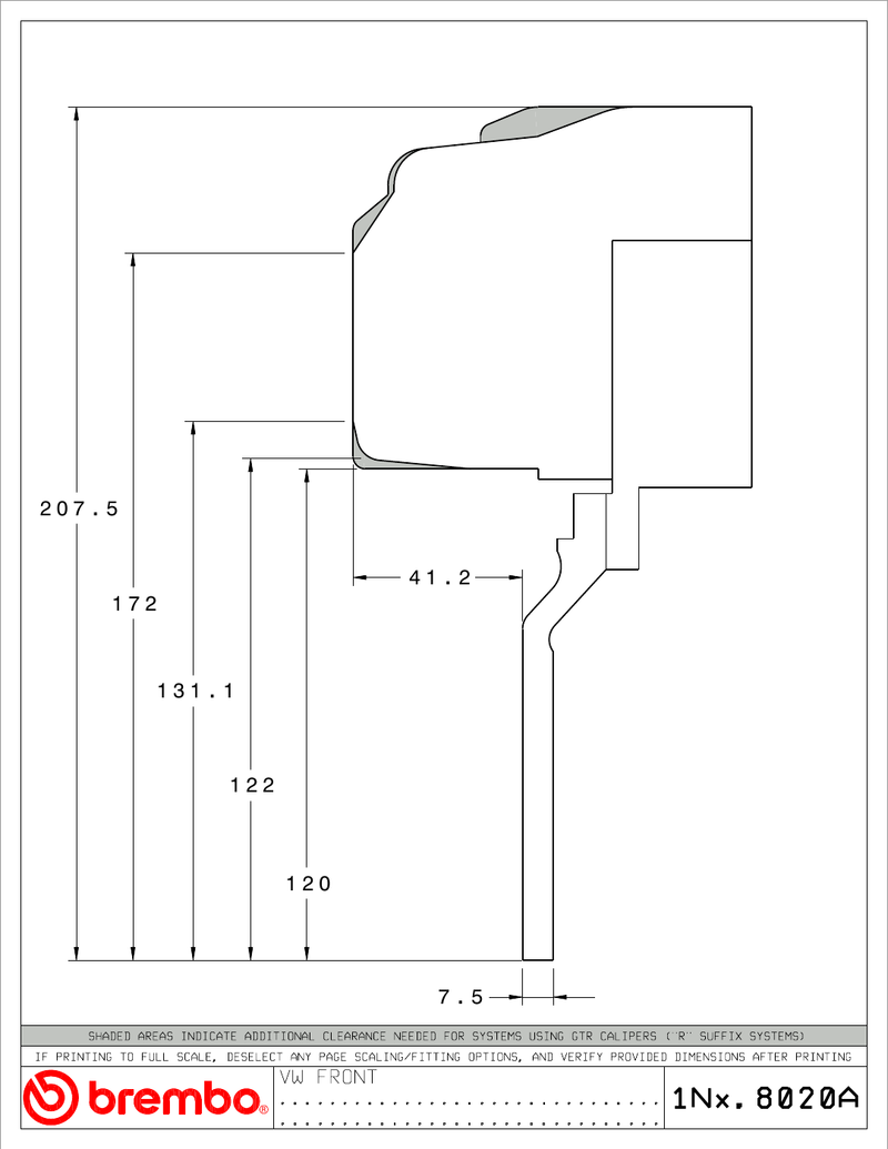 Wheel fitment diagram