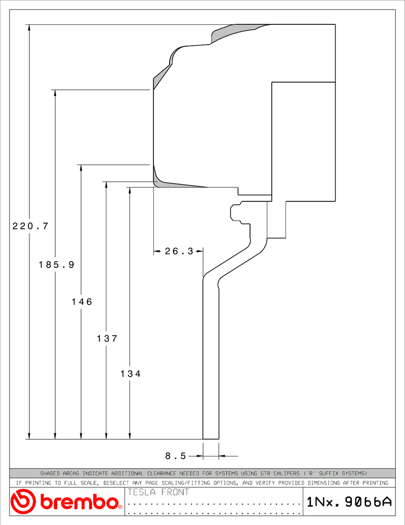 Wheel fitment diagram