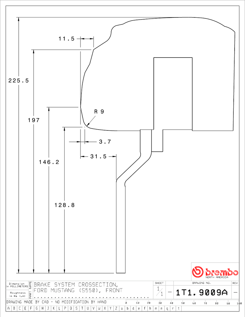 Wheel fitment diagram