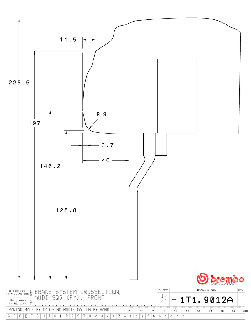 Wheel fitment diagram