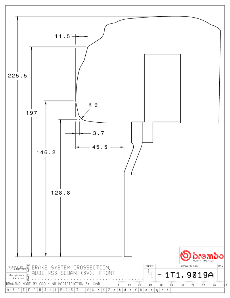 Wheel fitment diagram