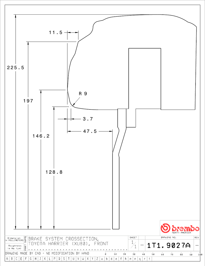 Wheel fitment diagram
