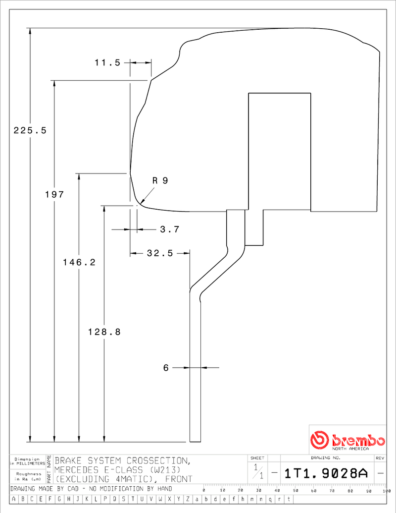 Wheel fitment diagram