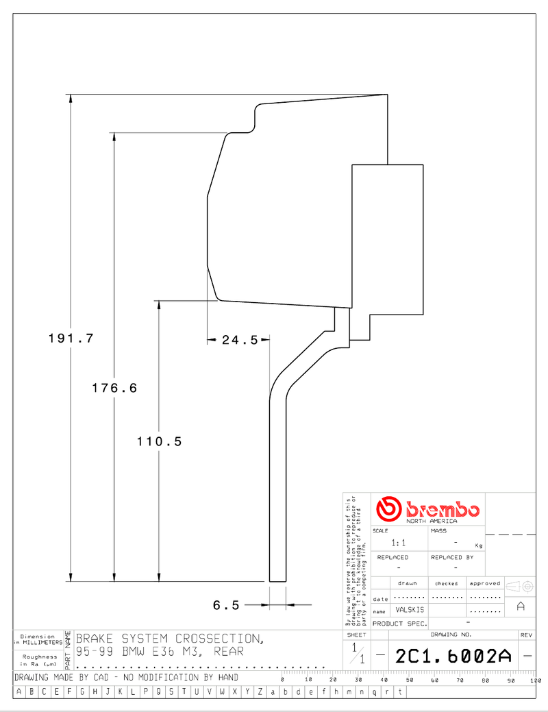 Wheel fitment diagram