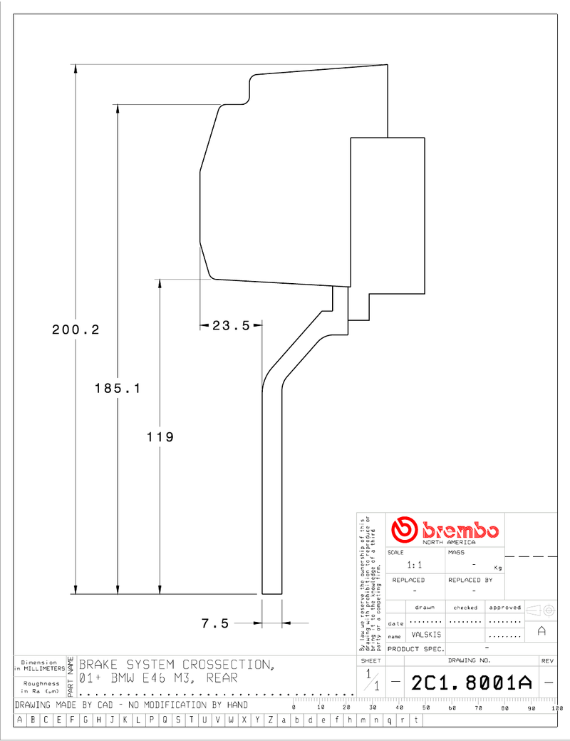Wheel fitment diagram