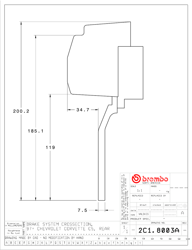 Wheel fitment diagram
