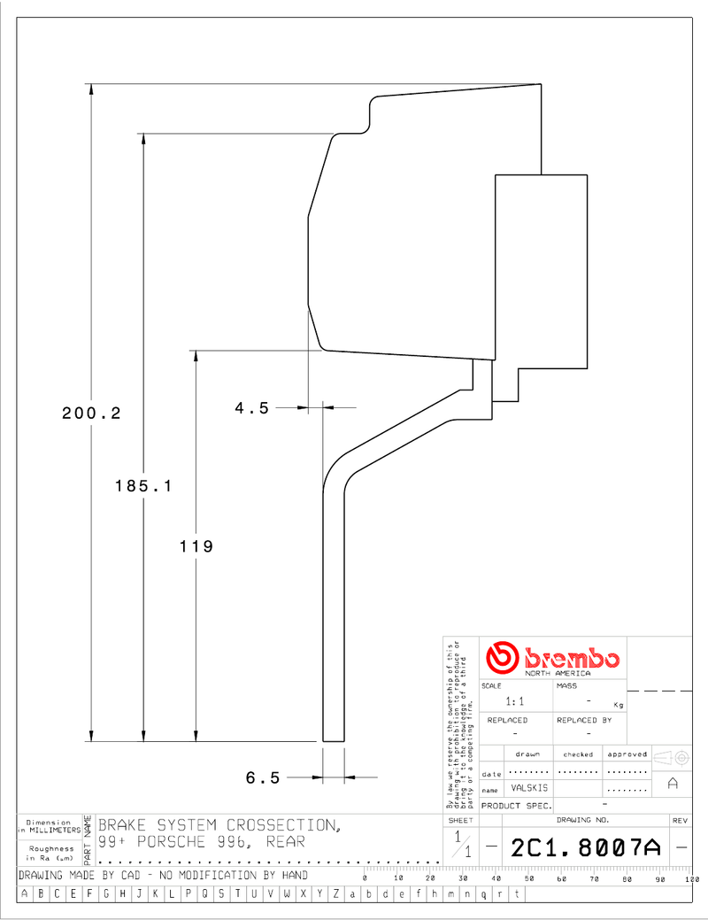 Wheel fitment diagram