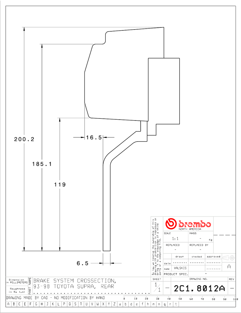 Wheel fitment diagram