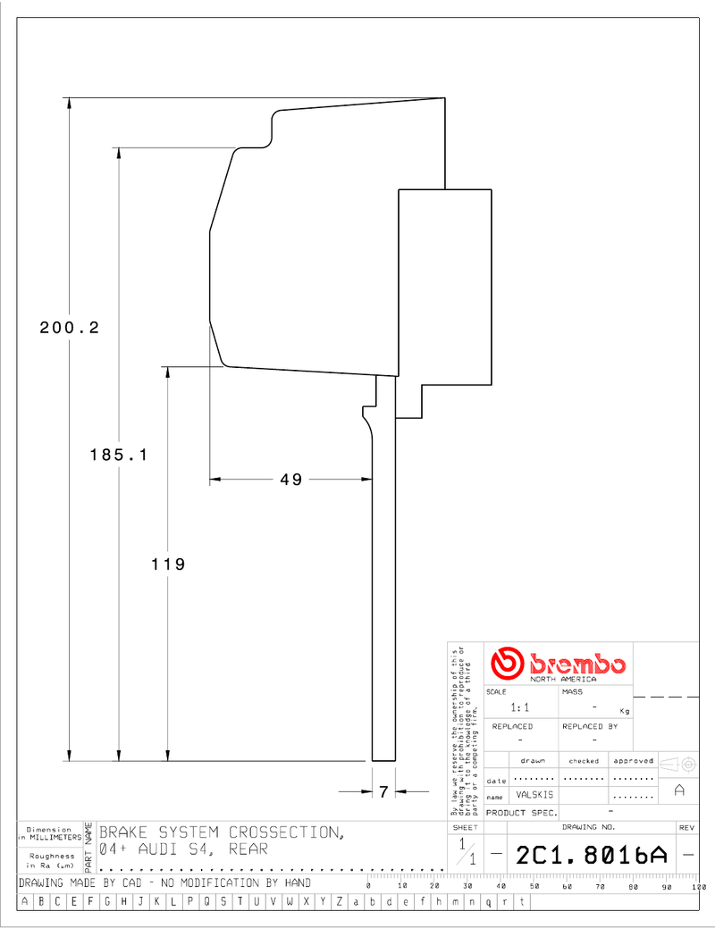 Wheel fitment diagram