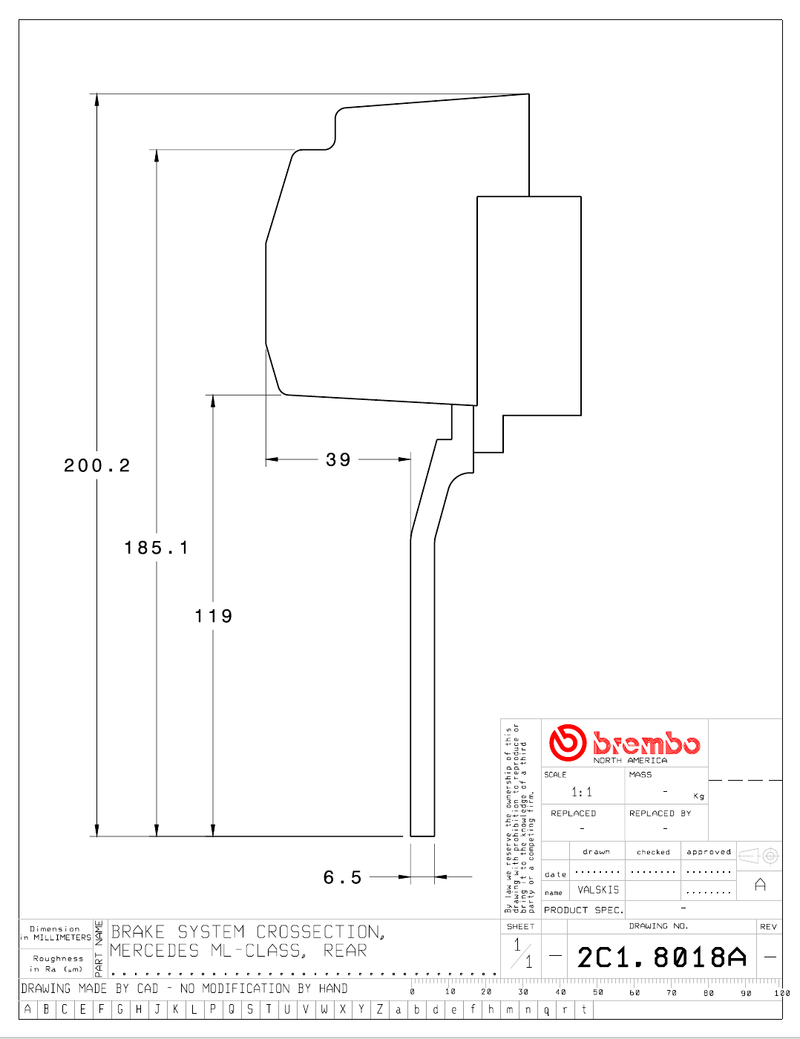Wheel fitment diagram