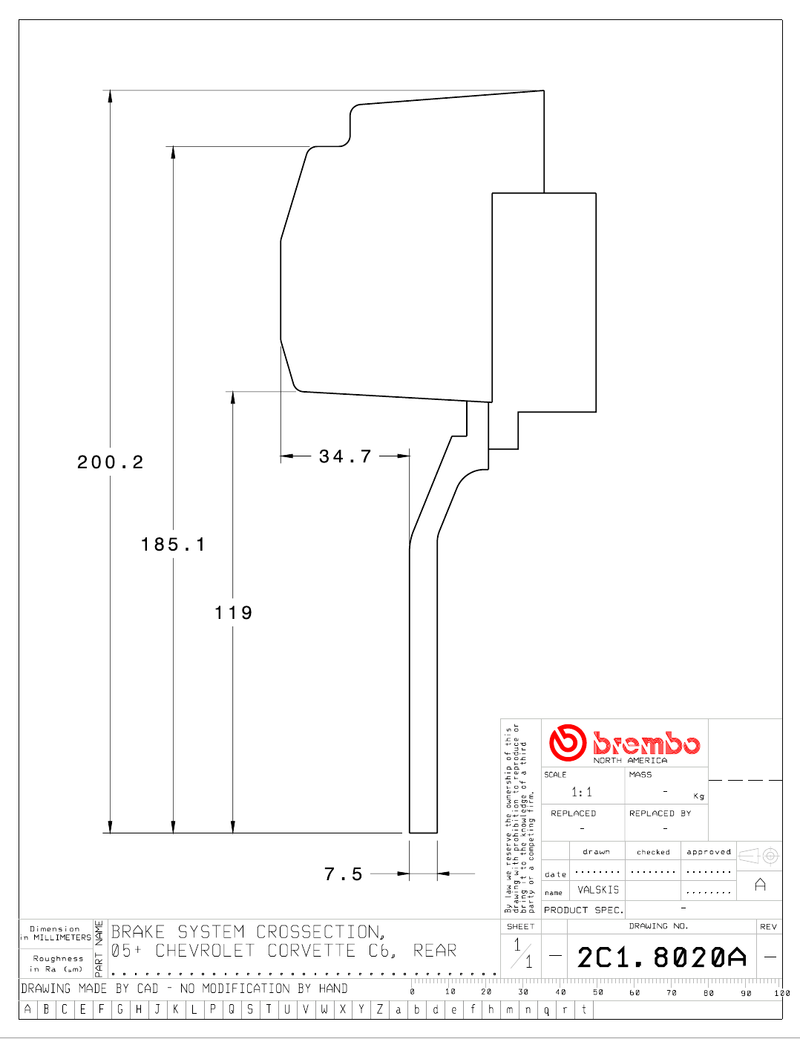 Wheel fitment diagram