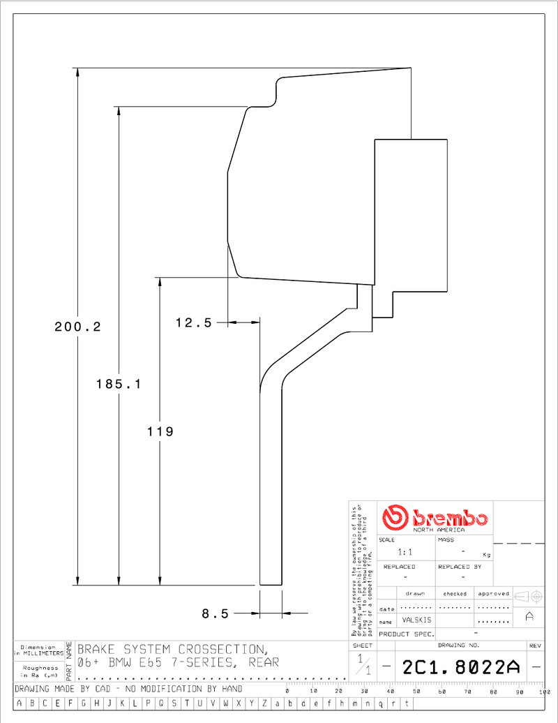 Wheel fitment diagram