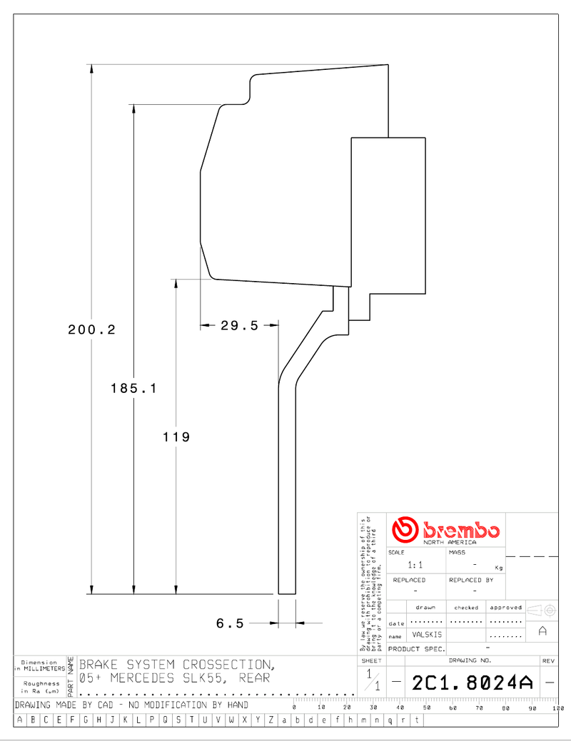 Wheel fitment diagram