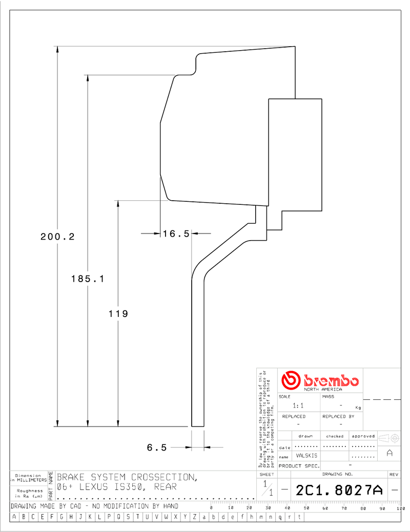Wheel fitment diagram