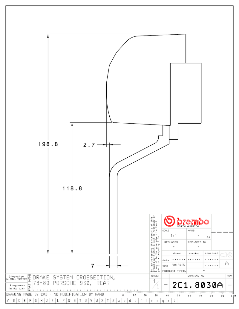 Wheel fitment diagram