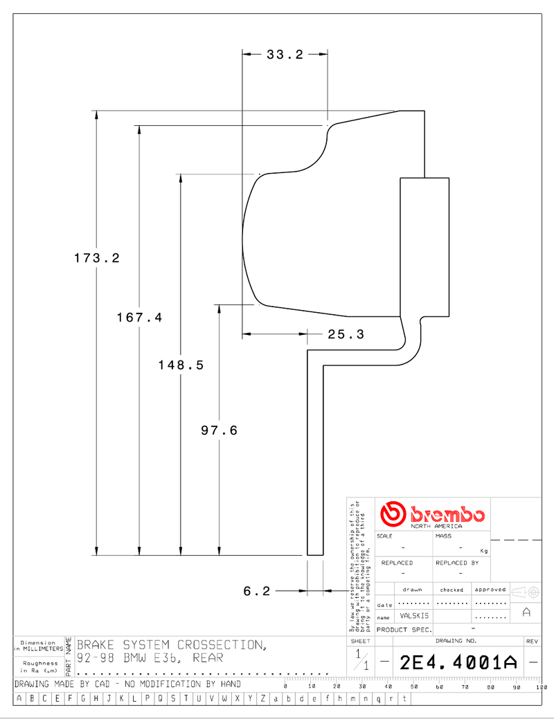 Wheel fitment diagram