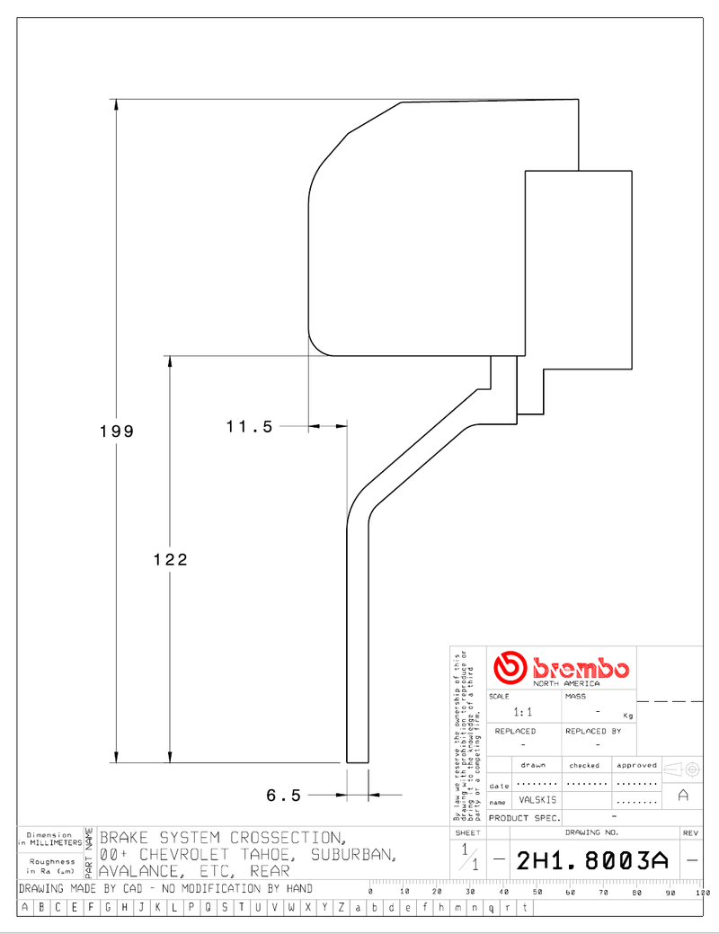 Wheel fitment diagram