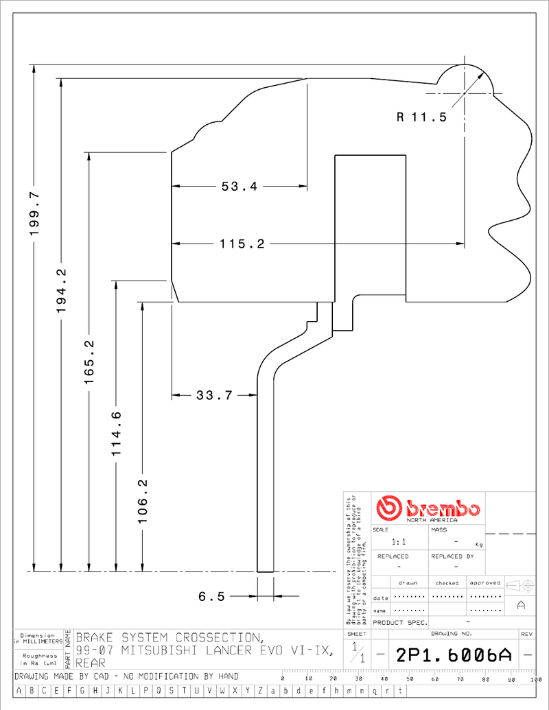 Wheel fitment diagram