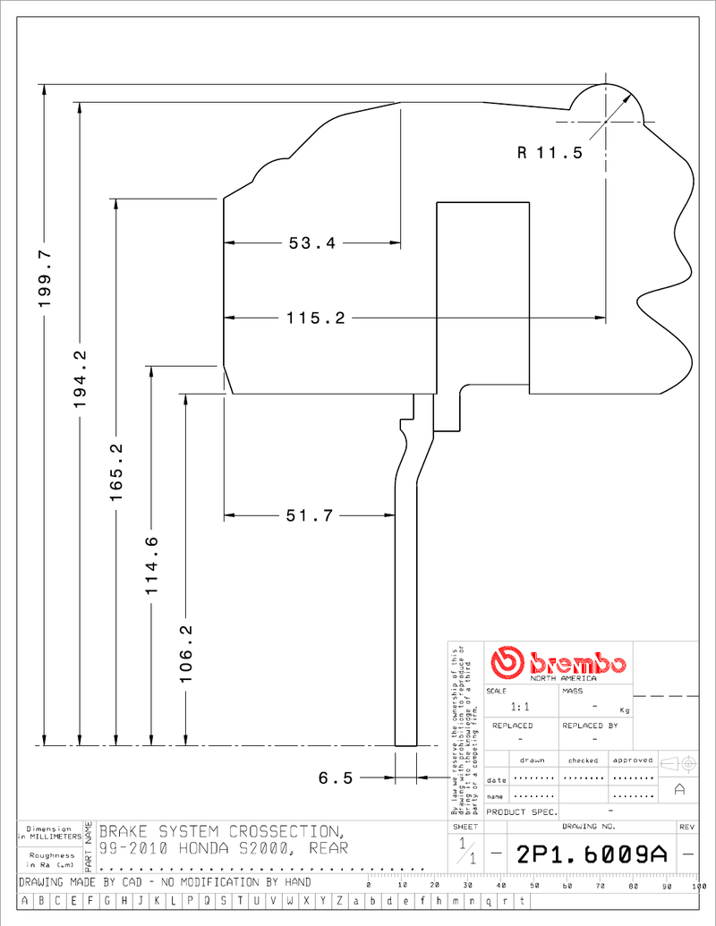 Wheel fitment diagram