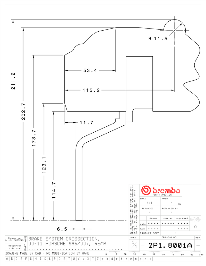 Wheel fitment diagram