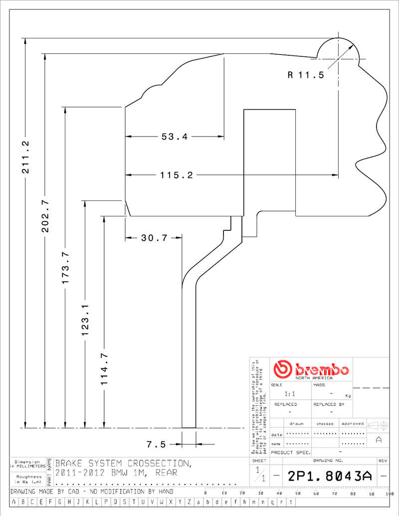 Wheel fitment diagram