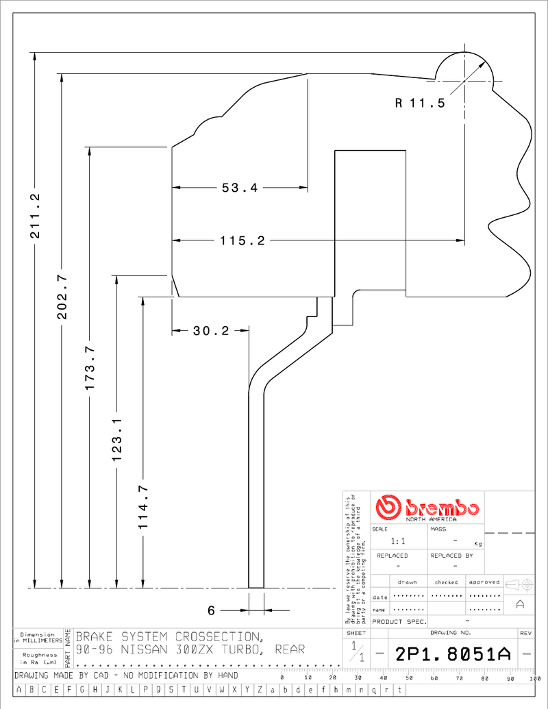 Wheel fitment diagram