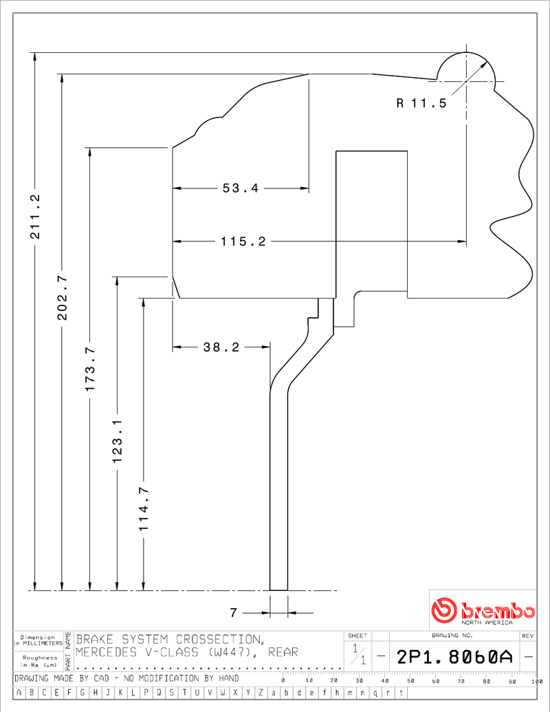 Wheel fitment diagram