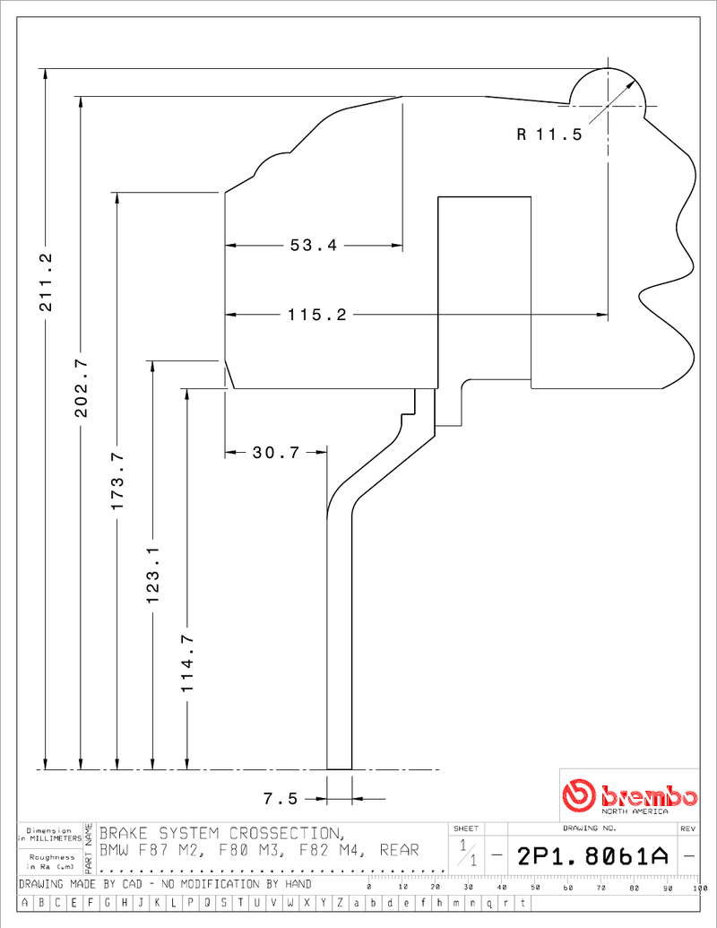 Wheel fitment diagram