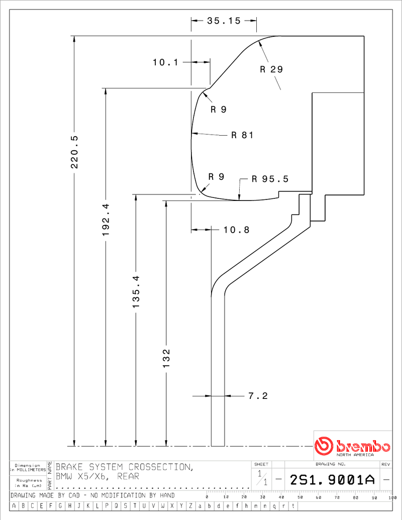 Wheel fitment diagram