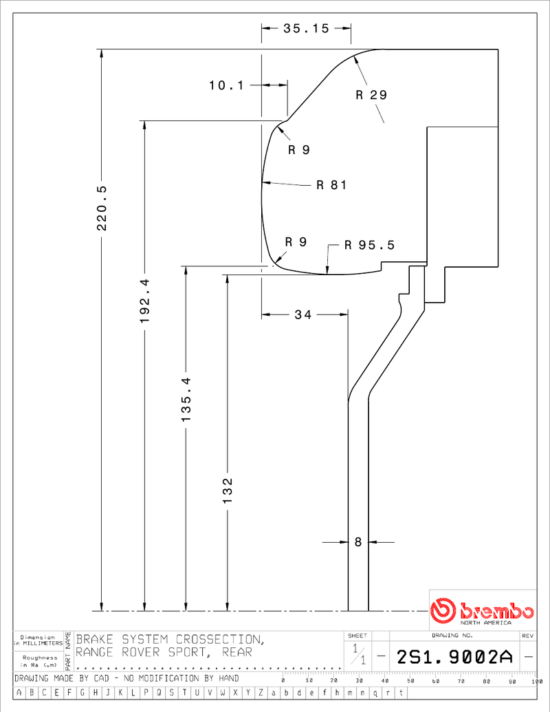 Wheel fitment diagram