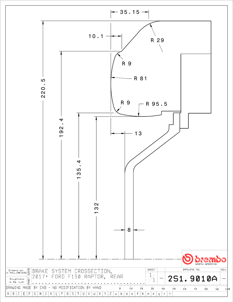 Wheel fitment diagram