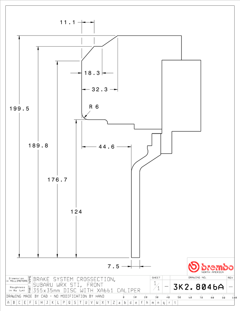Wheel fitment diagram
