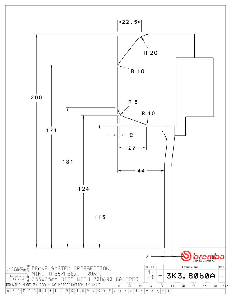 Wheel fitment diagram