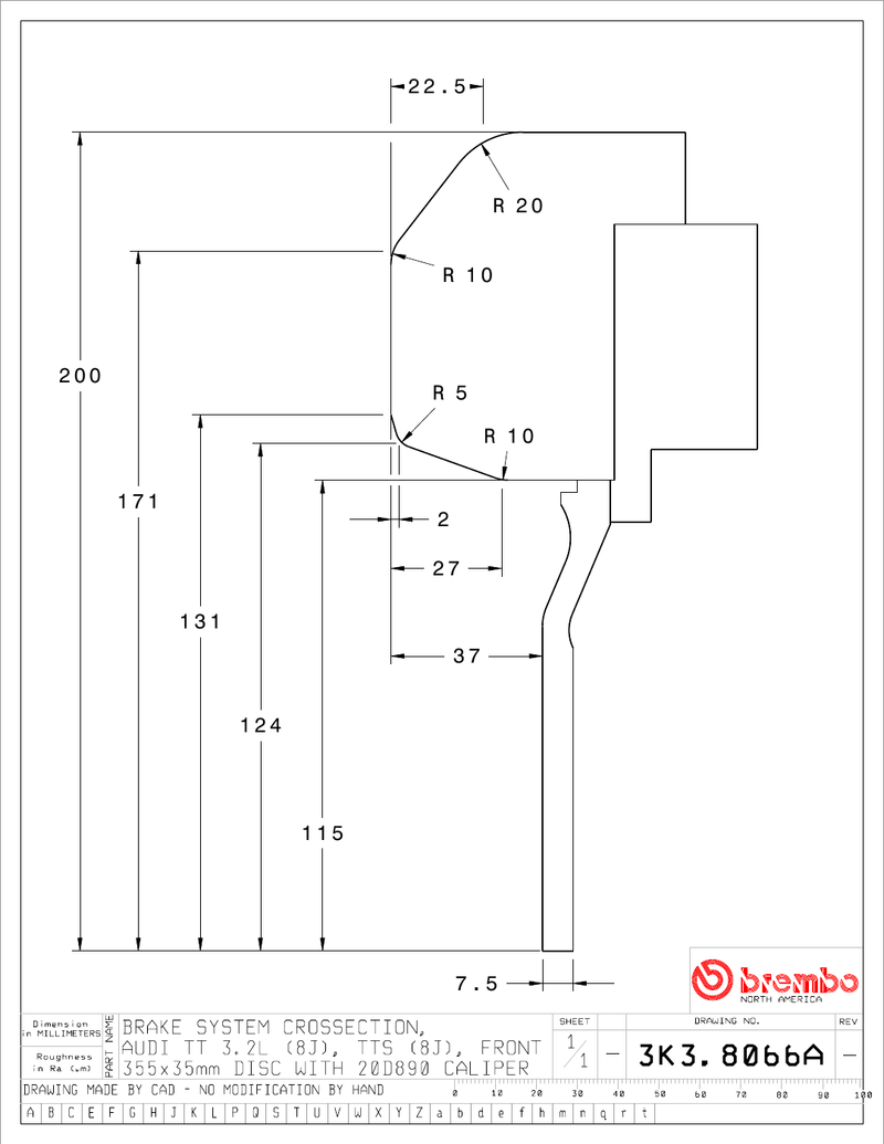Wheel fitment diagram