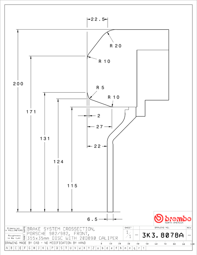 Wheel fitment diagram