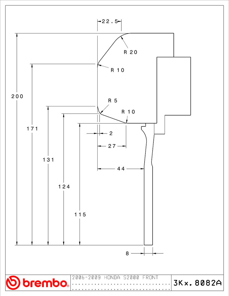 Wheel fitment diagram