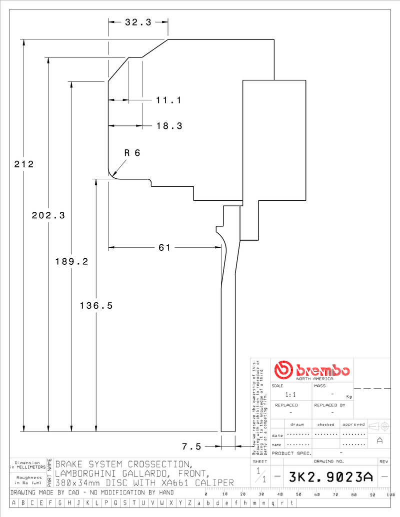 Wheel fitment diagram