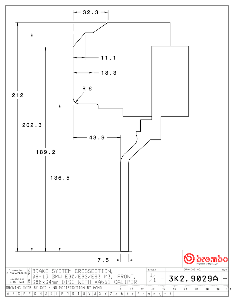 Wheel fitment diagram