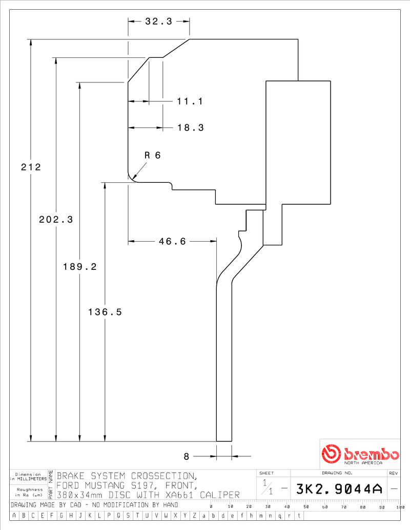 Wheel fitment diagram