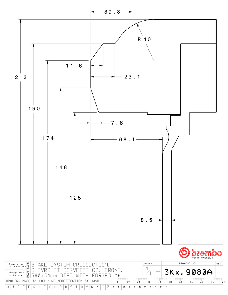 Wheel fitment diagram