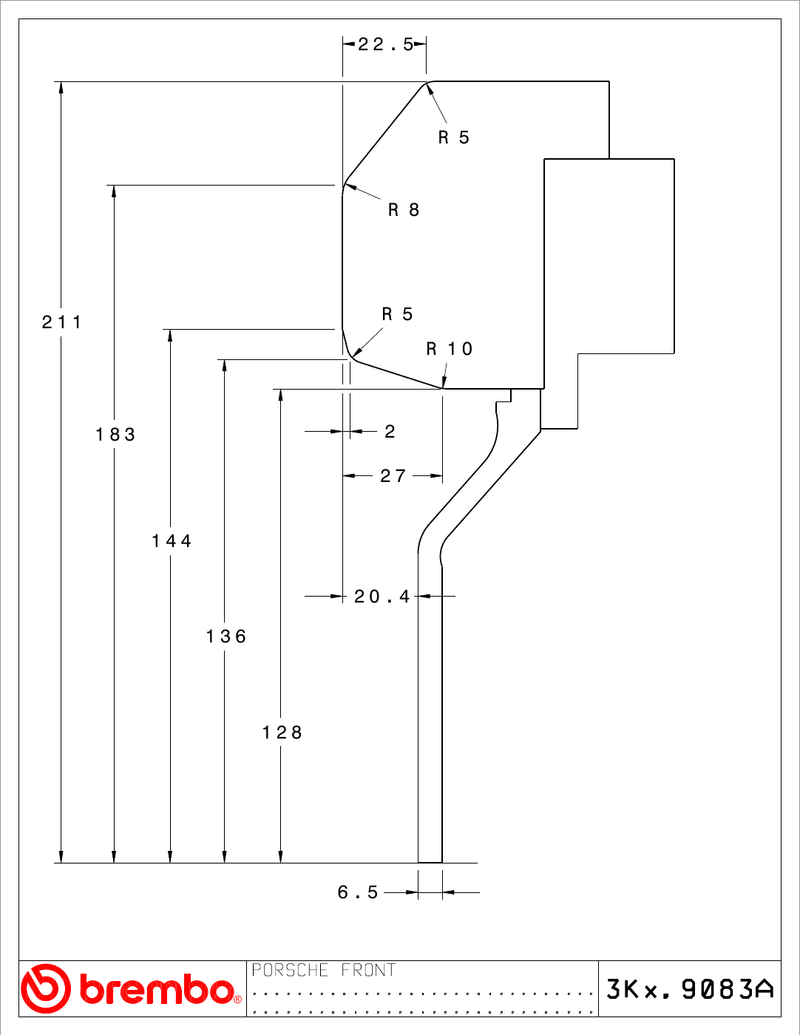 Wheel fitment diagram