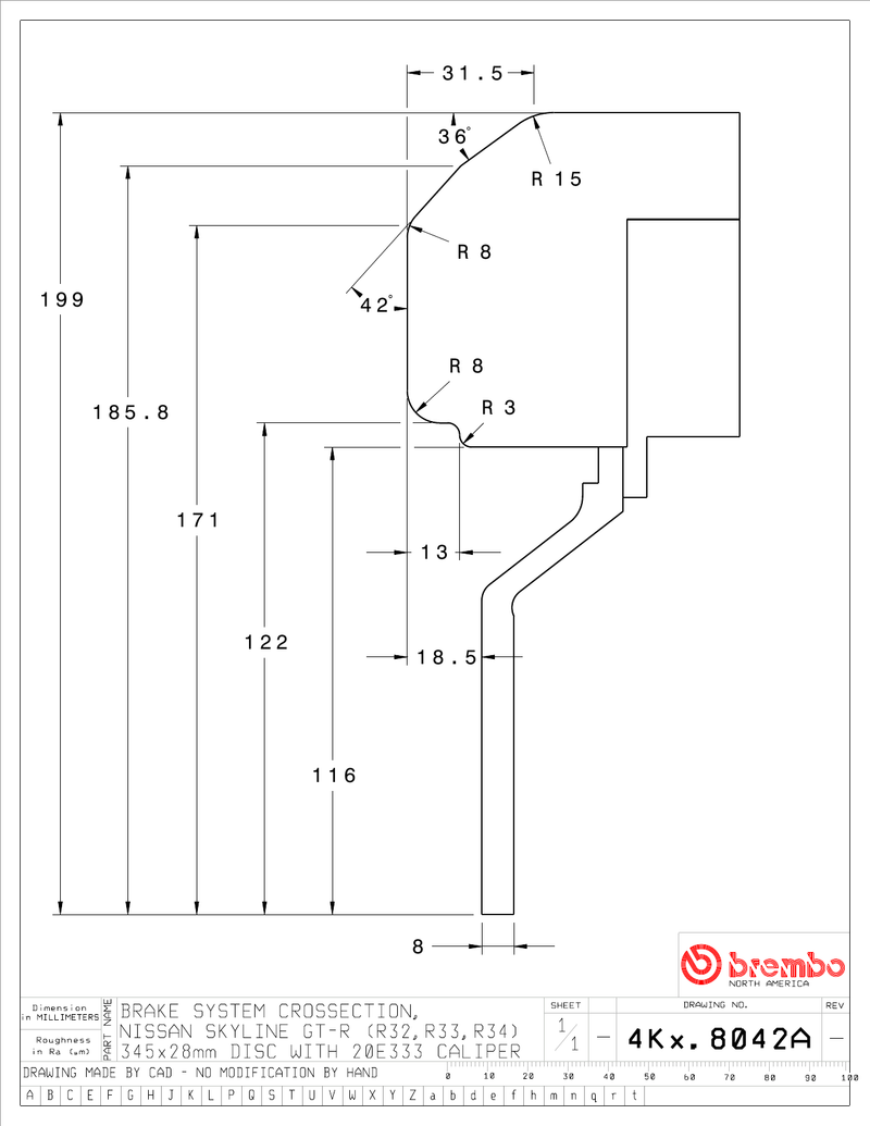 Wheel fitment diagram