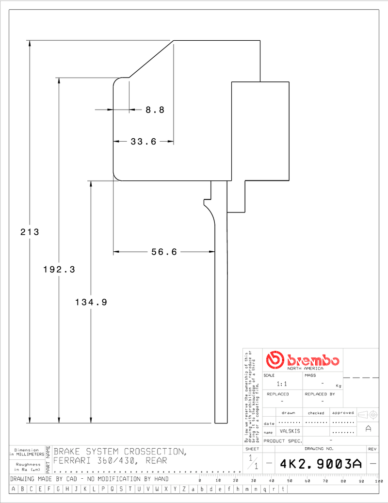 Wheel fitment diagram
