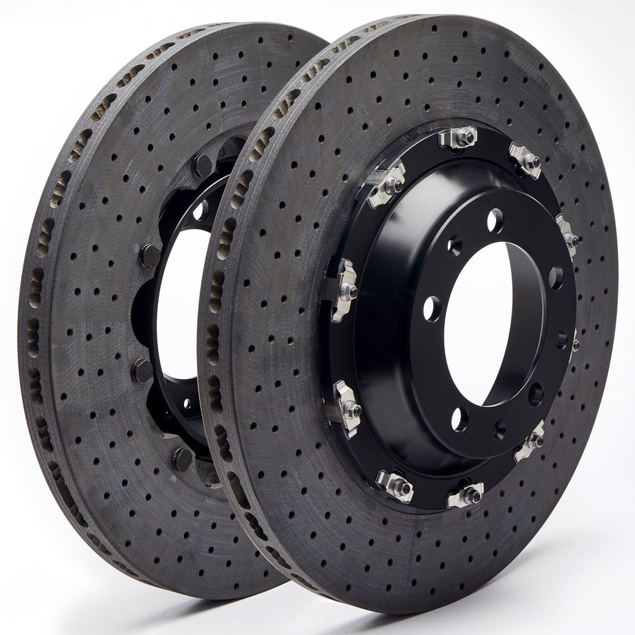 Brembo UPGRADE 2-Piece CCM-R Disc Set | Front, 380x34mm, DRILLED