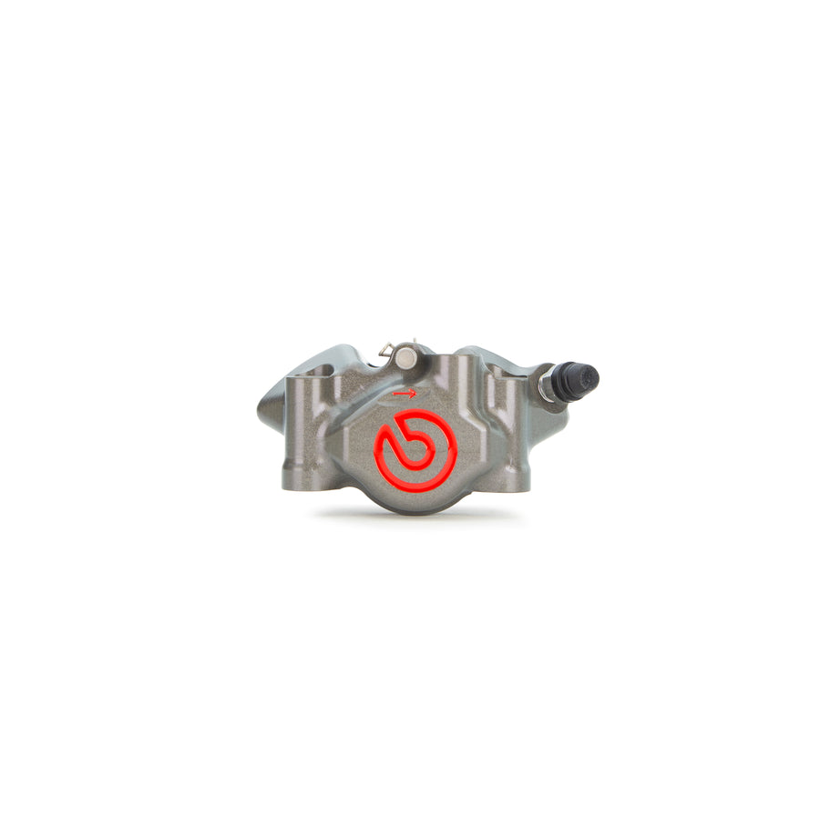 Brembo Brake Caliper, Right, P2 34mm, without pads, Moto3, Stainless Hardware and Aluminum Pistons, Billet Monobloc, 60mm Radial Mount, Front, Hard Anodized