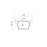 Brake Pads for Brembo GT Brake Systems, Shape 1018 | Frendo 222 Compound, 10mm